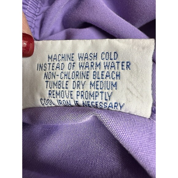 Reina Purple Drawstring Staright Leg Scrub Pants Size Medium - Picture 6 of 6